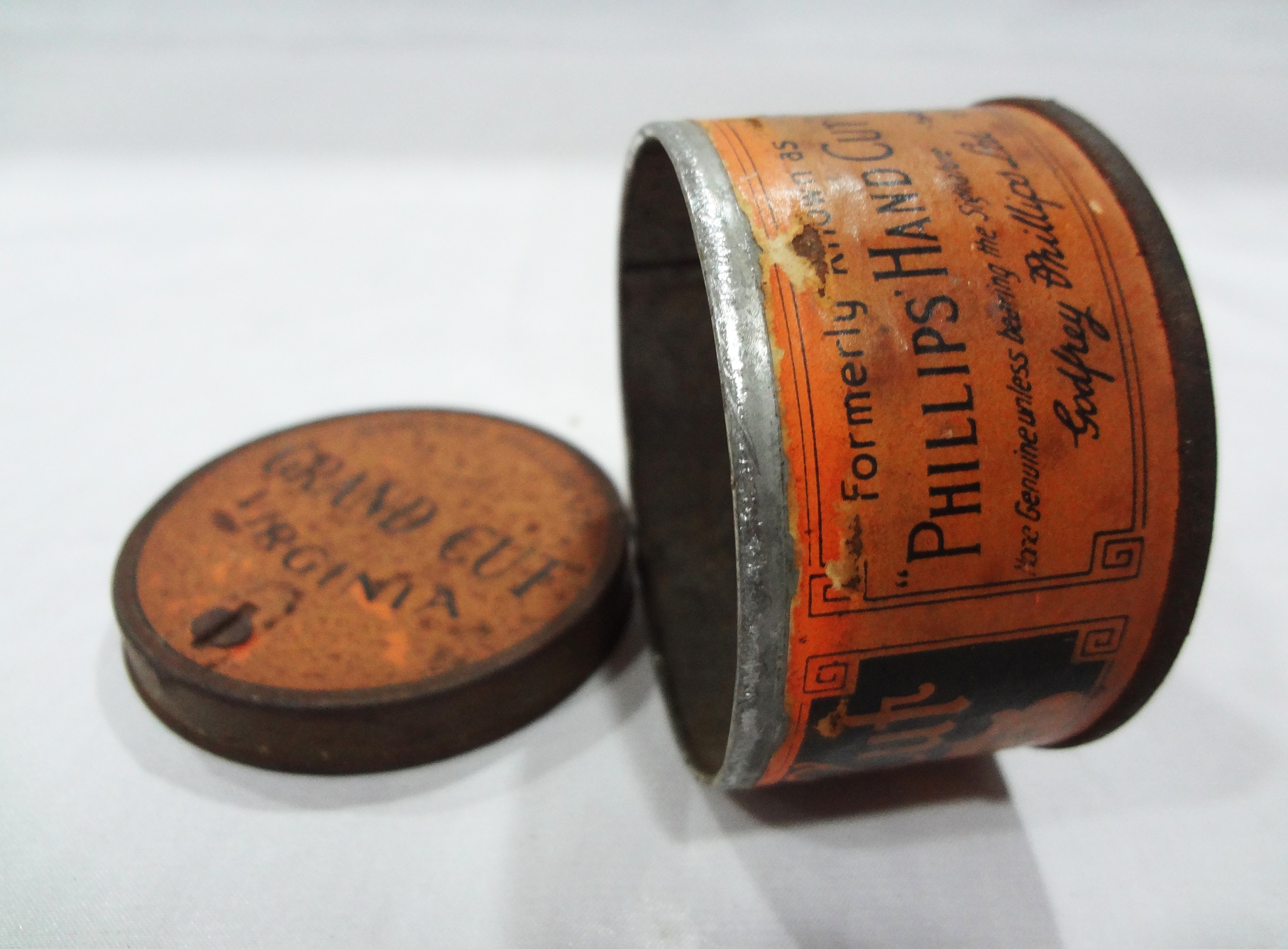 tobacco tin sizes Model Sample Tobacco Tin • Antique Advertising